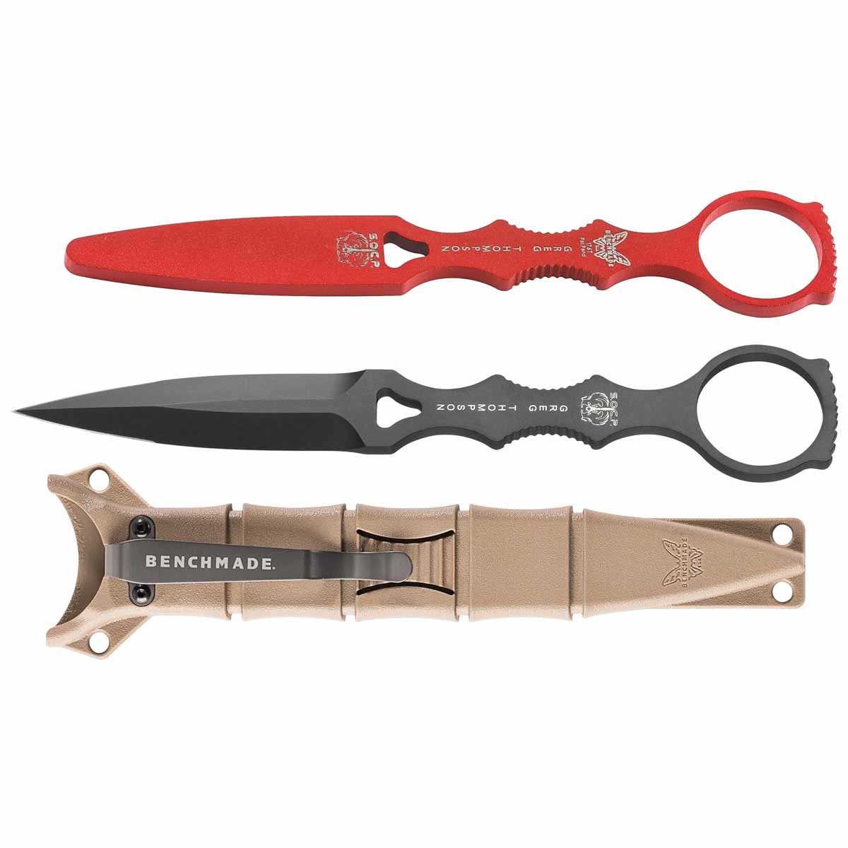 Greg Thompson Mini SOCP Fixed Blade Dagger Benchmade