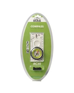 Atka AC30 Orienteering Baseplate Compass With Lanyard