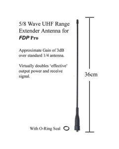 FDP PRO 430-500Mhz UHF Handheld Radio Range Extender Antenna