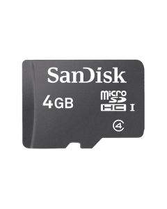 SanDisk 4GB microSD Class 4 Card With SD Adapter