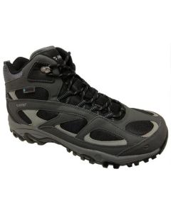 HI-TEC LIMA Sport II Mid WP Men's Hiking Boots - Charcoal/Black/Goblin BIue