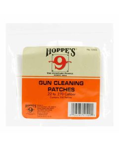 Hoppe's (1202S) Gun Cleaning Patches 500 Pack - Suits .22 to .270 Cal
