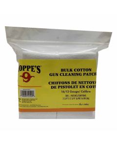 Hoppe's (1205S) Gun Cleaning Patches 300 Pack - Suits 16 & 12 Gauge Shotguns