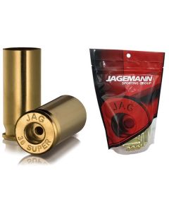Jagemann Unprimed Brass Cases 38 SUPER - 100 Pack (Small Pistol or Small Rifle Primer)