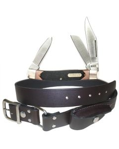 Stockman's Belt With Schrade Old Timer Knife Deal