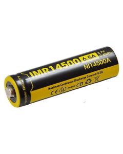 Nitecore IMR14500 3.7V 650mAh Rechargeable Battery