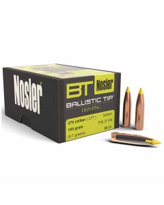 Nosler 270 Caliber 277 150GR Ballistic Tip Hunting Projectiles - 50 Pack