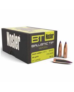 Nosler 6mm 243 Caliber 95GR Ballistic Tip Hunting Projectiles - 50 Pack