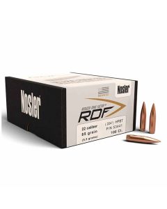 Nosler 22 Caliber 224 85GR RDF HPBT Projectiles - 100 Pack