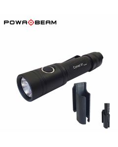 Powa Beam Comet X1 1300 Lumen LED Rechargeable Torch With Kydex Holster