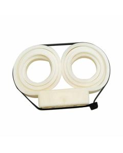 Safariland Compact Double Cuff Plastic Restraint 3 Pack - White