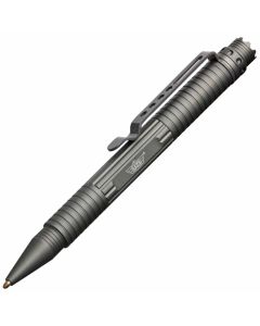 UZI Tactical Defender Pen With Hidden Cuff Key & DNA Catcher Crown - Gun Metal Grey