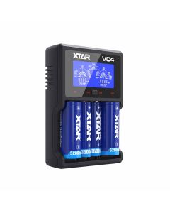 XTAR VC4 4-Cell USB LCD Li-ion/Ni-MH Battery Charger